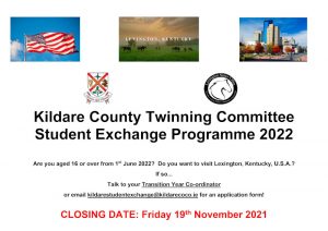 Kildare-Lexington student exchange 2022